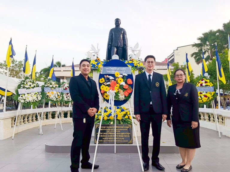 วิทยาเขตสุพรรณบุรี ร่วมพิธีวางพวงมาลาและร่วมพิธีทำบุญในงานวาระเกียรติยศครบรอบ 127 ปี โรงเรียนกรรณสูตศึกษาลัย