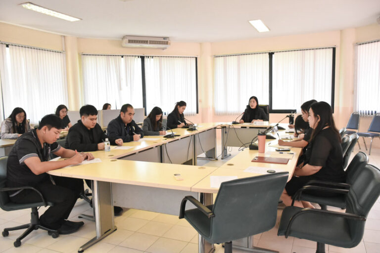 กองกลาง สำนักงานวิทยาเขตสุพรรณบุรี จัดการประชุมบุคลากรกองกลาง สำนักงานวิทยาเขตสุพรรณบุรี ครั้งที่ 1/2569