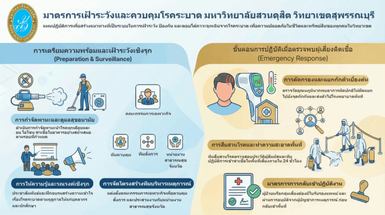มาตรการเฝ้าระวังและควบคุมโรคระบาด
