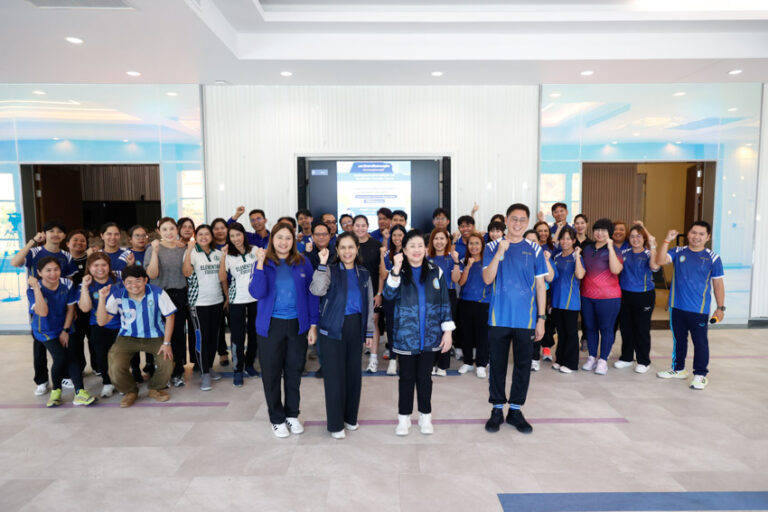 วิทยาเขตสุพรรณบุรี ร่วมพิธีเปิดโครงการ “SDU Step Up: ชวนชาวสวนดุสิตมาสุขภาพดี แข็งแรงไปด้วยกัน”