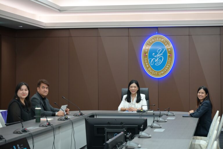 การประชุมการเตรียมความพร้อมการจัดการประชุมสัญจรคณะกรรมการพัฒนาศักยภาพนิสิต นักศึกษา ที่ประชุมอธิการบดีแห่งประเทศไทย (ทปอ.) ครั้งที่ 2/2569 “บทบาทนักศึกษากับการขับเคลื่อน SDGs สู่ความยั่งยืนของประเทศ” (วันที่ 16-17 กรกฎาคม 2569 ณ วิทยาเขตสุพรรณบุรี)