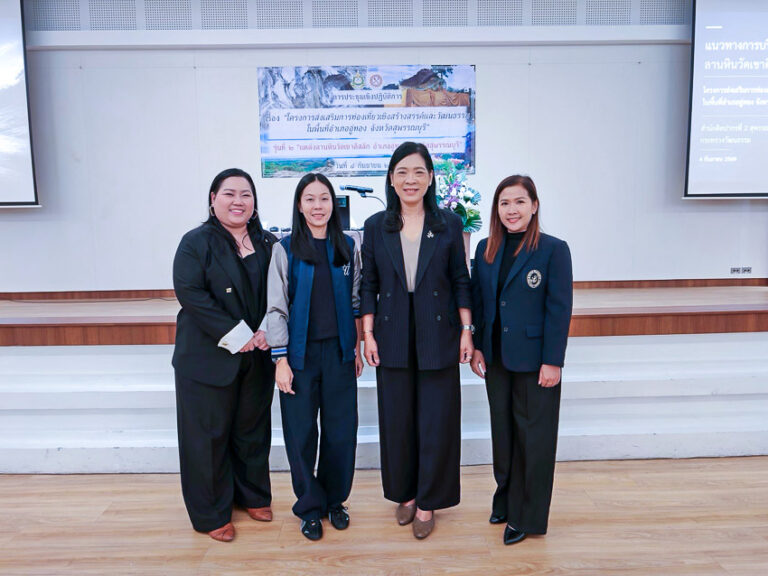 วิทยาเขตสุพรรณบุรี เข้าร่วมการประชุมเชิงปฏิบัติการ และร่วมระดมความคิดเห็น เรื่อง “โครงการส่งเสริมการท่องเที่ยวเชิงสร้างสรรค์และวัฒนธรรม ในพื้นที่อำเภออู่ทอง จังหวัดสุพรรณบุรี”