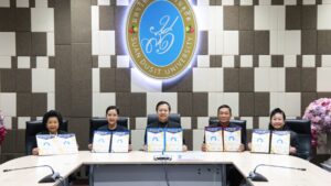 งาน KICK OFF SDU OKRs Refresh “The Power of SDU : Move forward with Wisdom & Collaboration” การลงนามข้อตกลงการประเมินผลการปฏิบัติงาน ประจำปีงบประมาณ พ.ศ. 2569